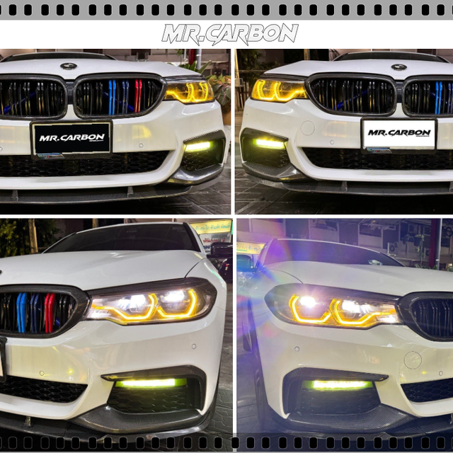 BMW G30 PRE LCI Mr.Carbon프론트범퍼 립,스플리터커버.