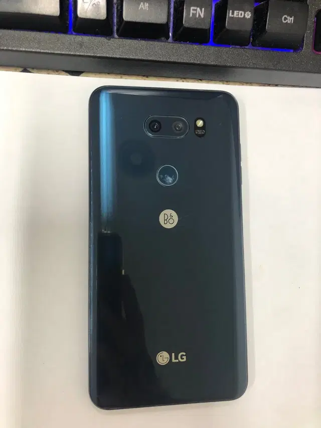 189979 LG V30 블루 64GB 무잔상+조금파손+기능정상 업무용