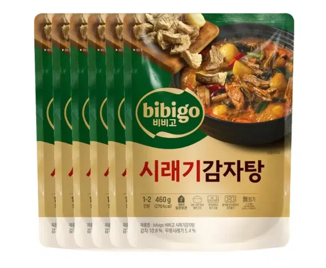 비비고 시래기감자탕 460G 6개