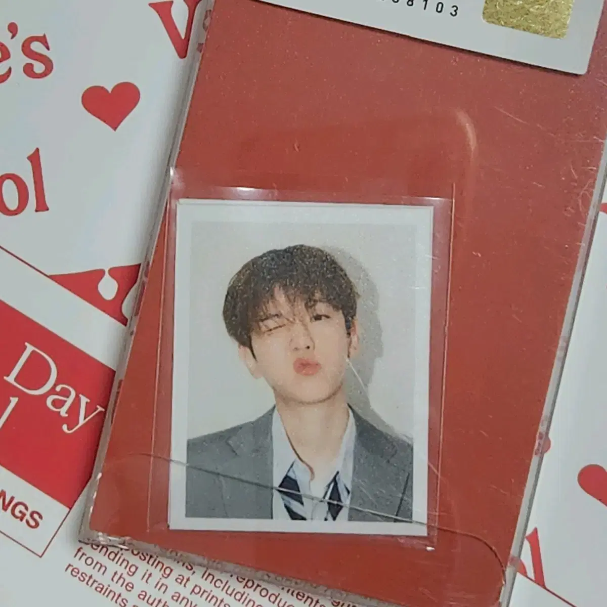 EXO 2024 Season's Greetings baekhyun Proof photo keyring