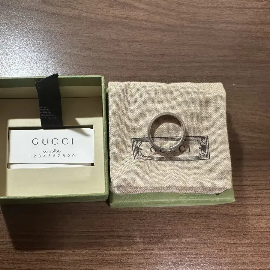 구찌 GUCCI GHOST RING SILVER 3.8mm 25호