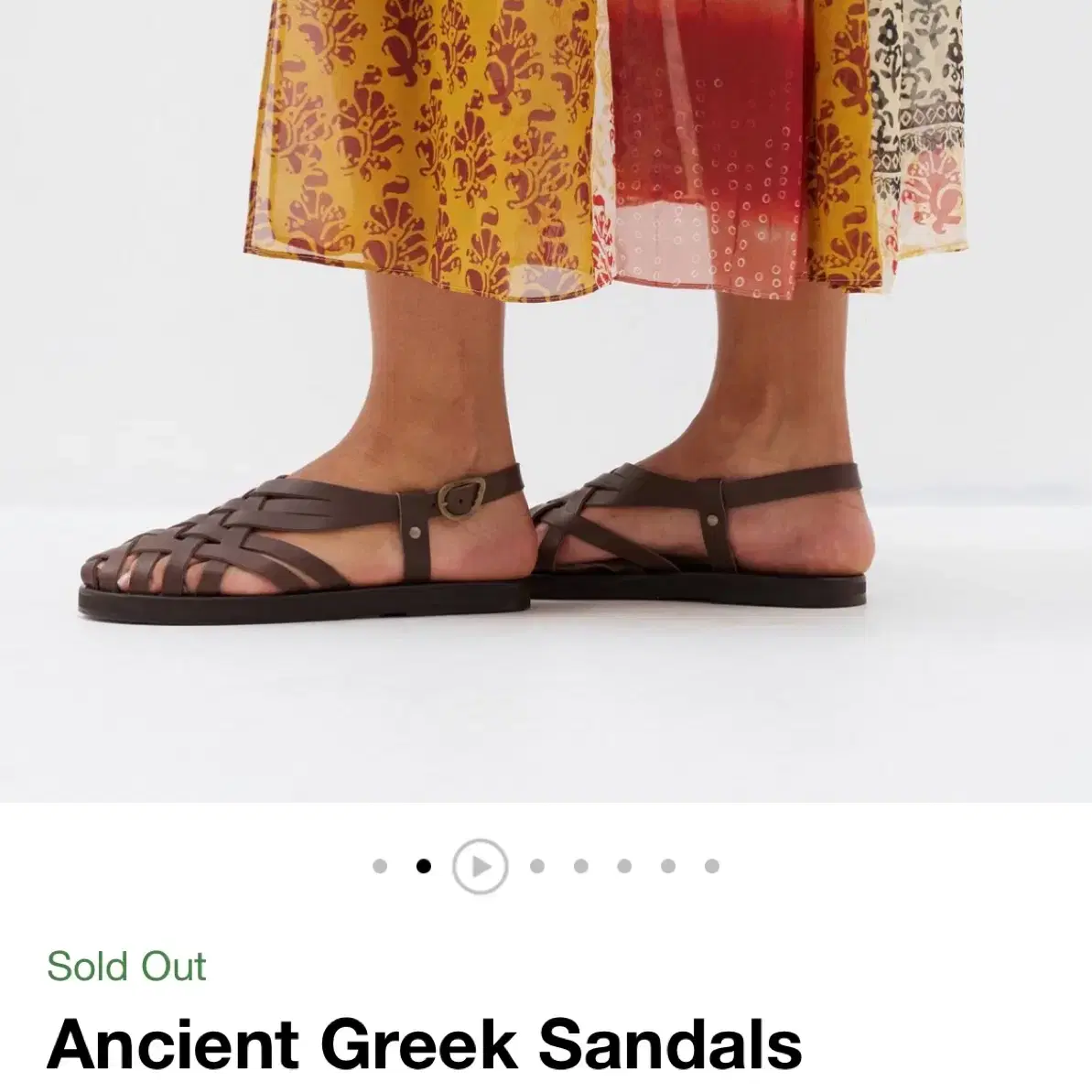 여성샌들 230 매치스구매 Ancient Greek Sandals