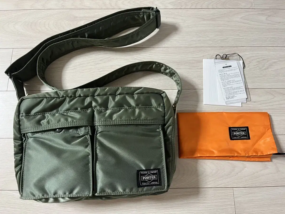 Porter Tanker Shoulder Bag S Sage Green