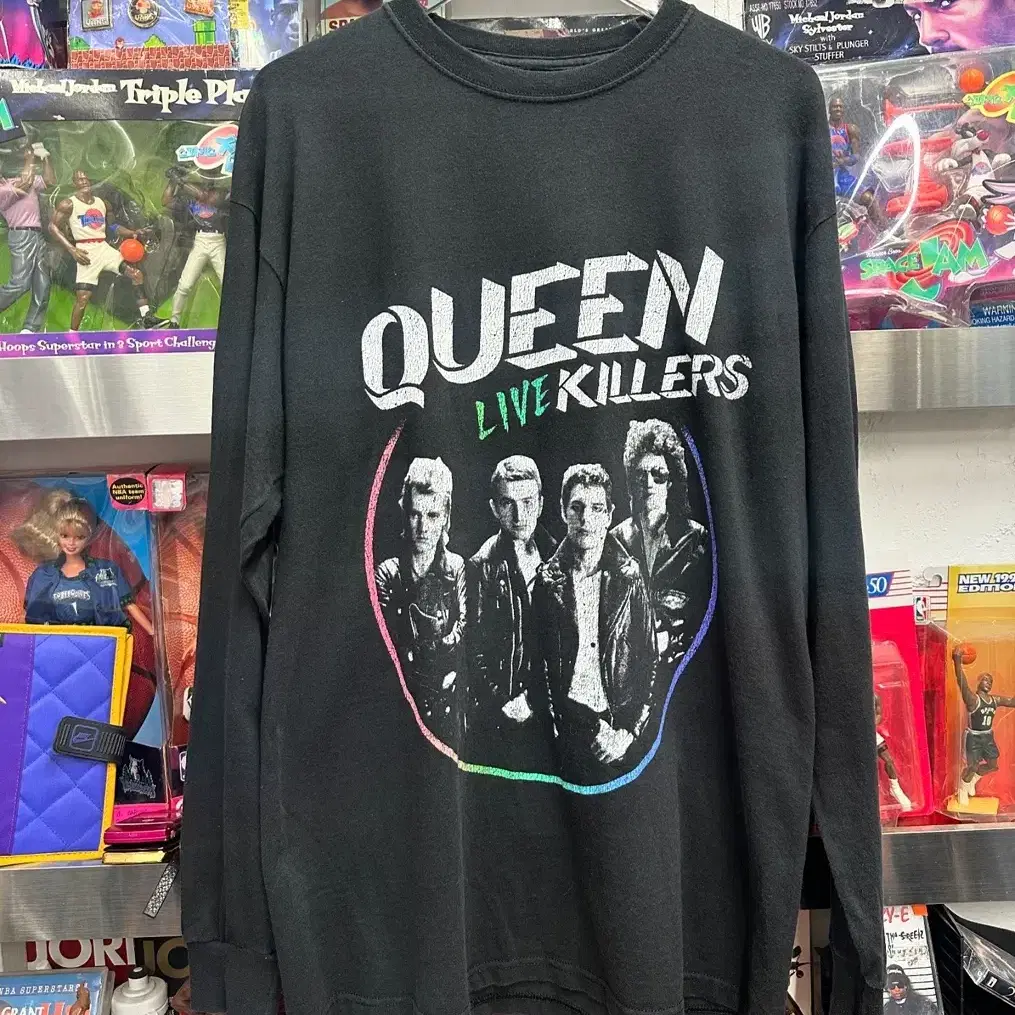 QUEEN LIVE KILLERS 밴드티 LONG SLEEVE