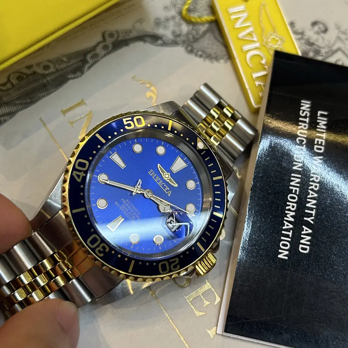 Invicta Jubilee Prodiver 인빅타 쥬빌리 서브마리너