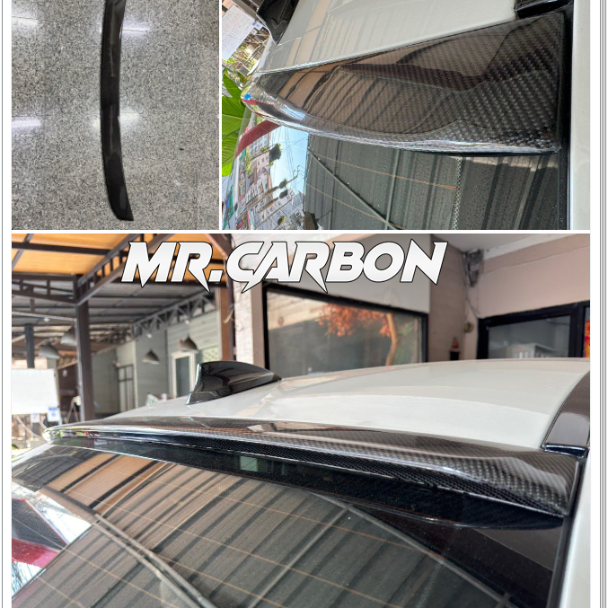 BMW G30 Mr.Carbon 리어 윈도우 루프 스포일러 카본 커버.