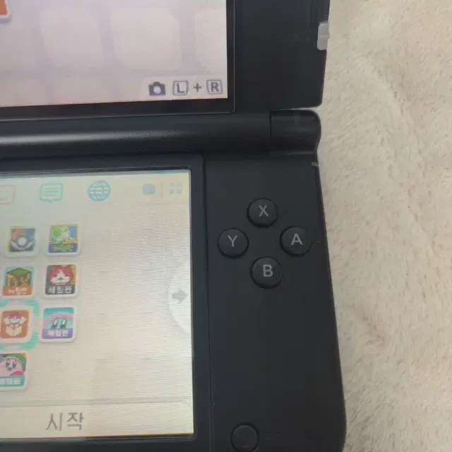 택포)닌텐도 3ds xl 검정 + 포켓몬스터 X