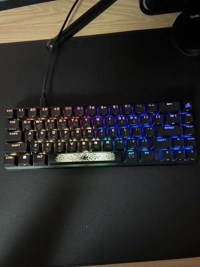 커세어 K65 RGB PRO MINI OPX 광적축 게이밍 기계식 유선