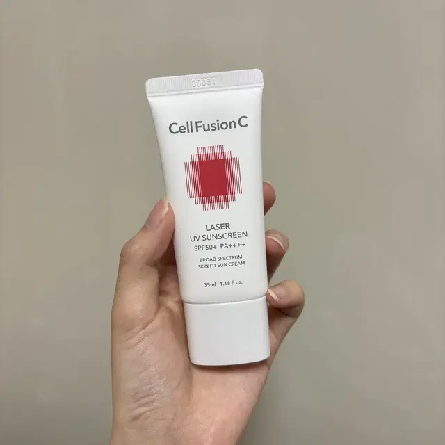 셀퓨전씨 레이저 썬스크린 선크림 35ml 새상품