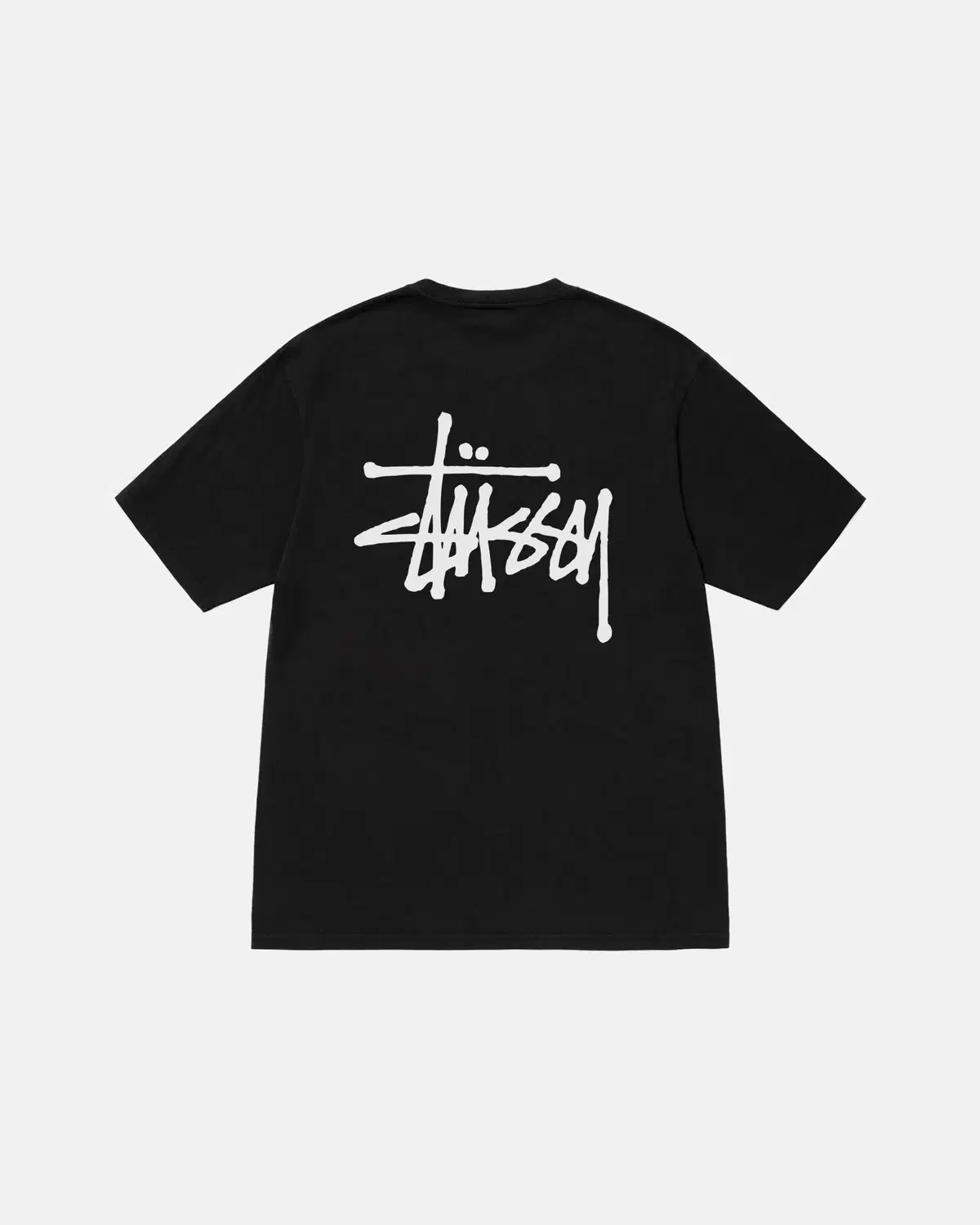 [XL] New Arrivals Stussy Basic Pigment Dyed T-Shirt Black 2024