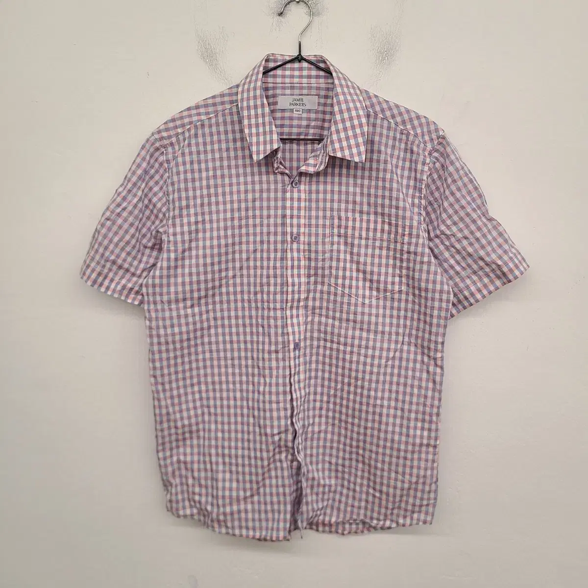 [100/L] Jamie Parkers short sleeve check shirt for sale.