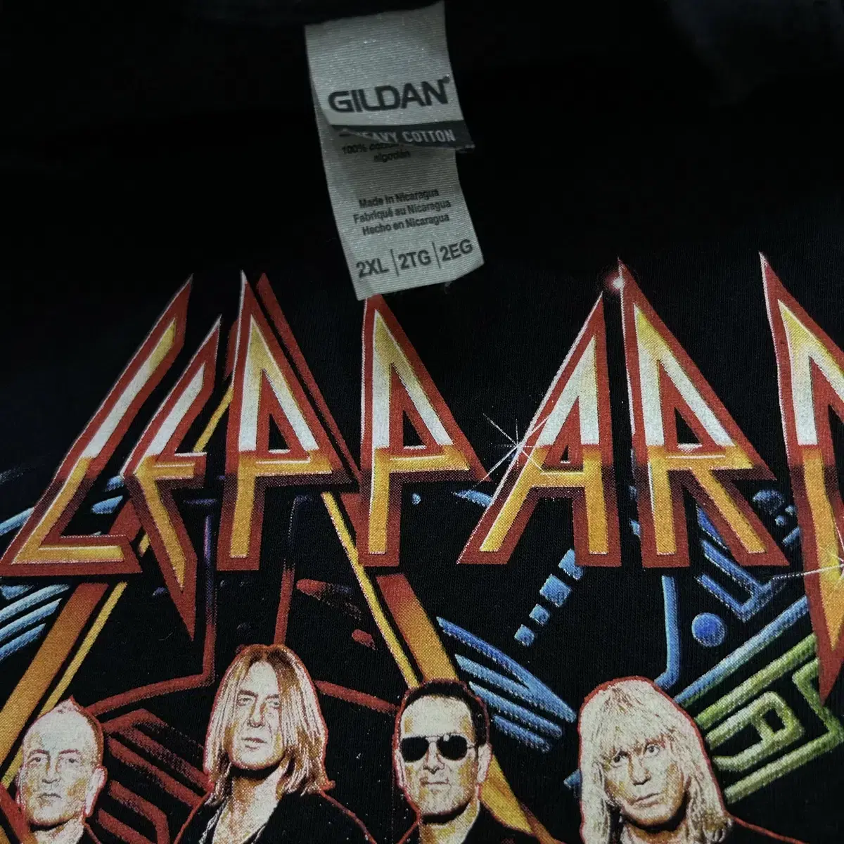 [2XL]길단 Defleppard 투어2020 반팔/블랙