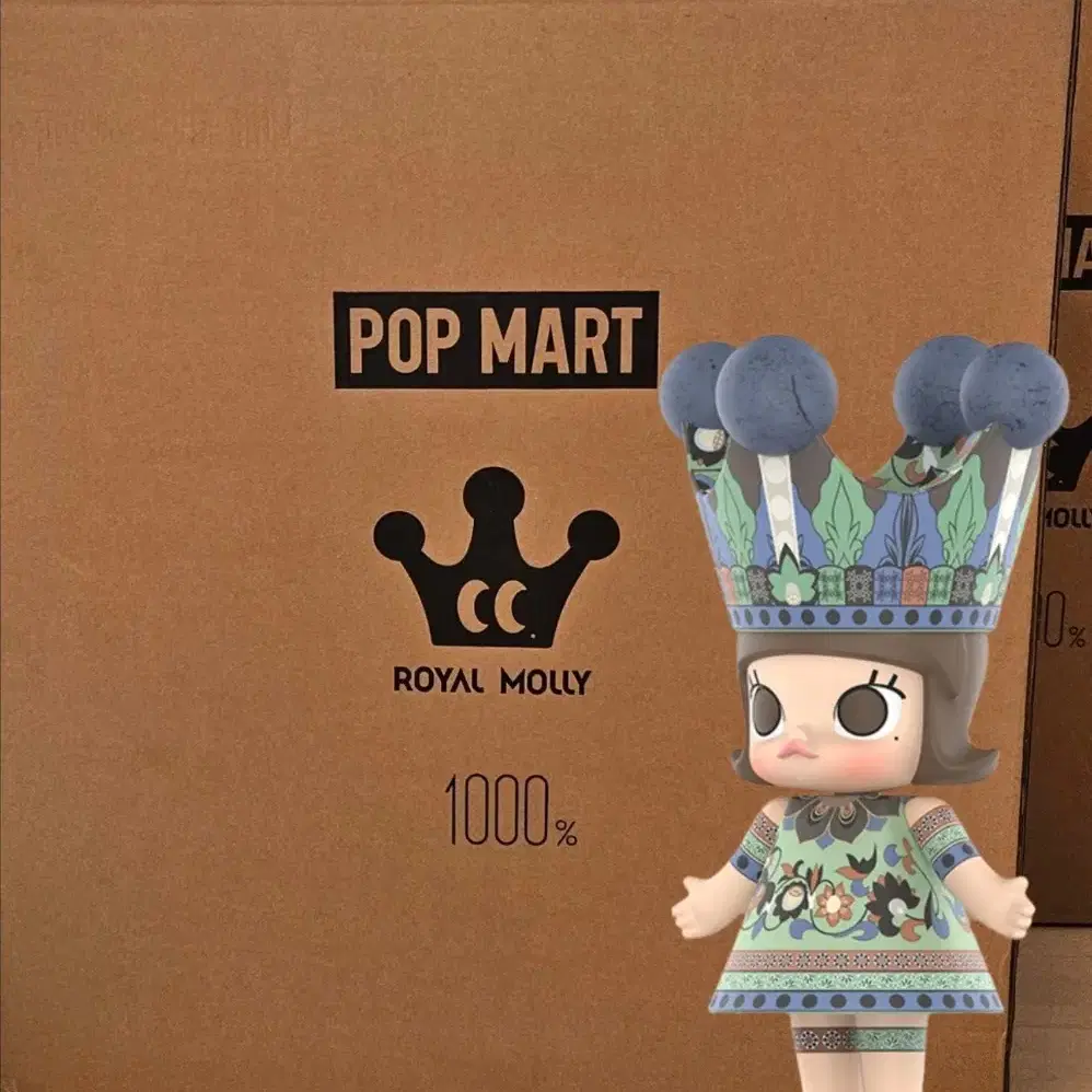 [POP MART] 메가 로얄 몰리 X 창샤나 둔황 1000%