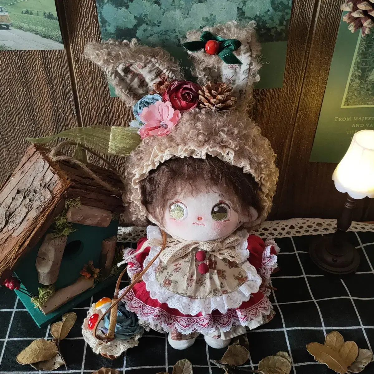 20cm doll clothes Vintage Rabbit Wardrobe