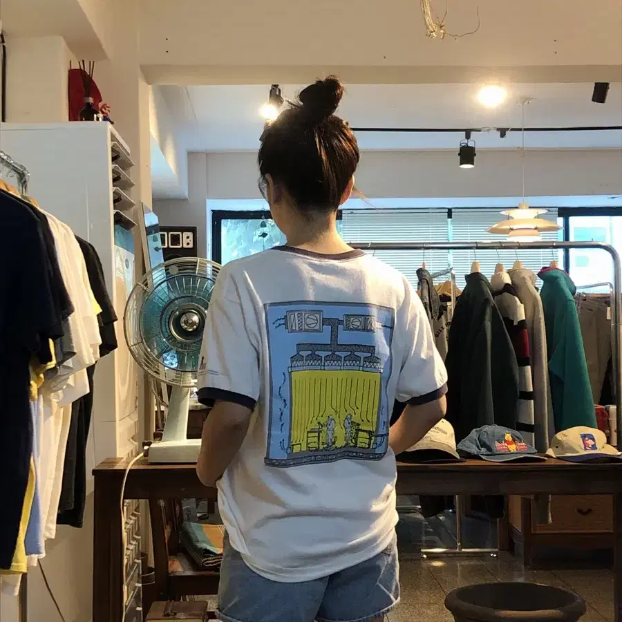 프린팅 링거 티셔츠 RINGER T-shirt