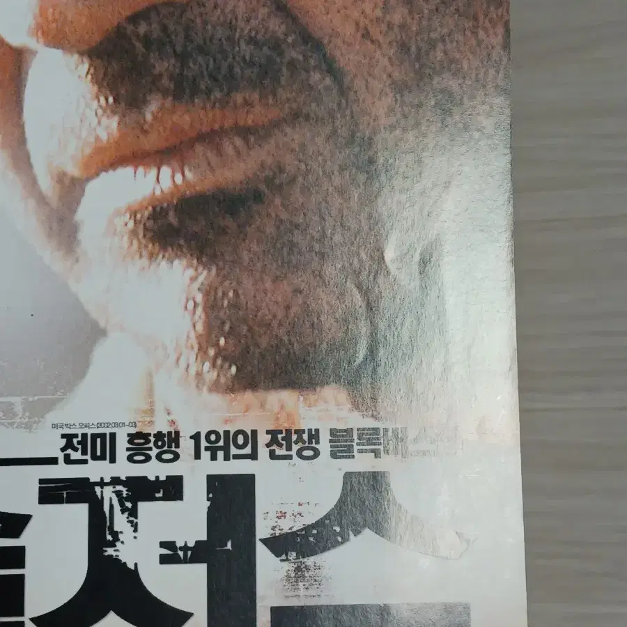 멜깁슨 워워솔저스(2002년)전단지