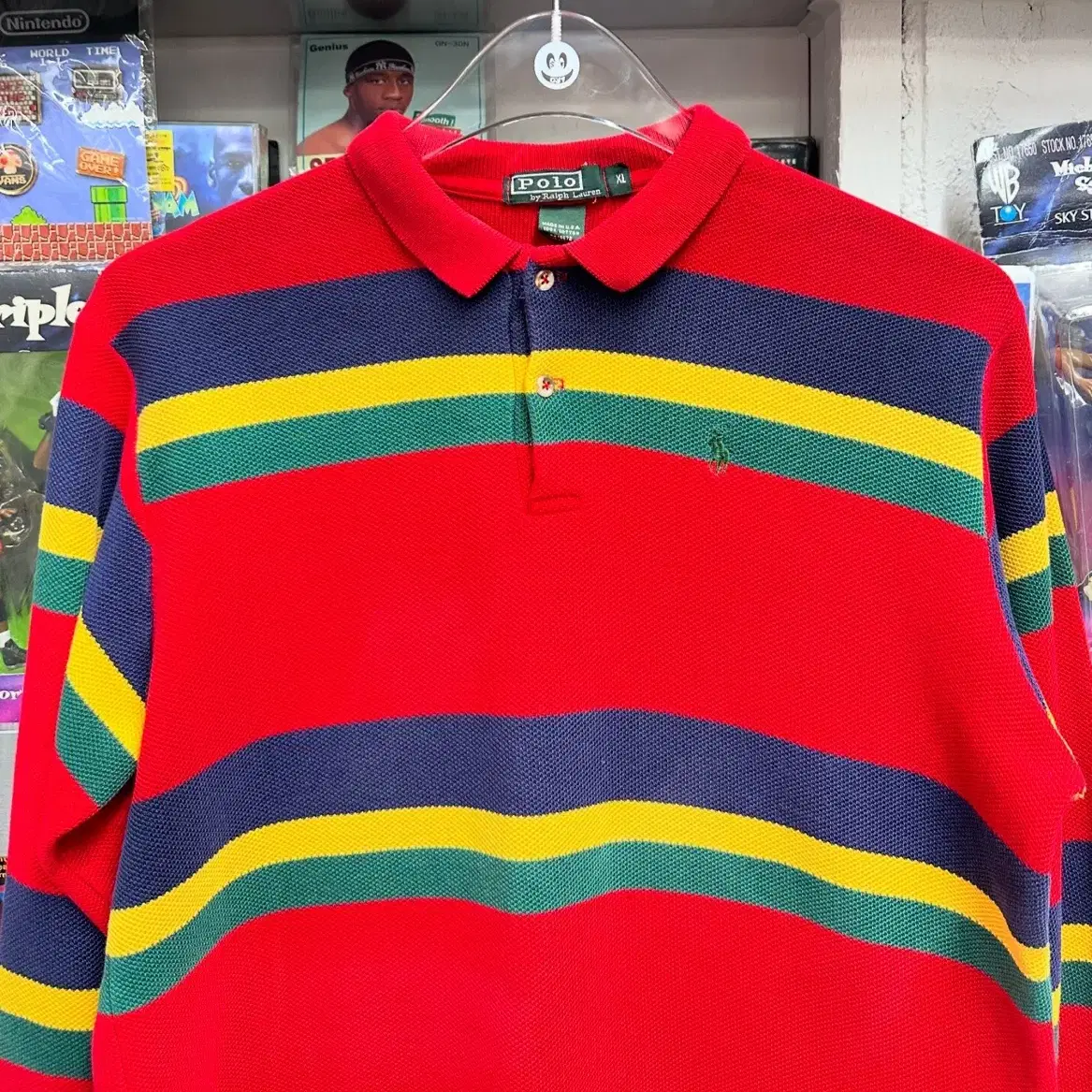 polo striped long sleeve shirt 폴로