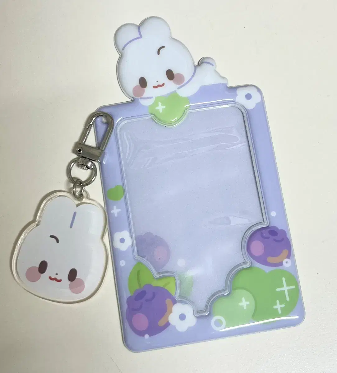 bbobatoo malangbin soobin photocard holder keyring