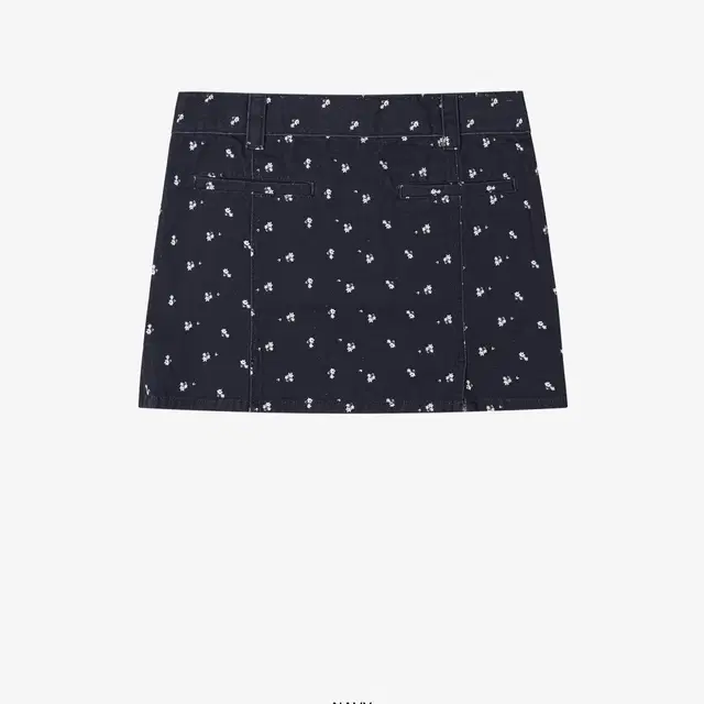 그로브 Floral Twill Mini Skirt [NAVY] 2