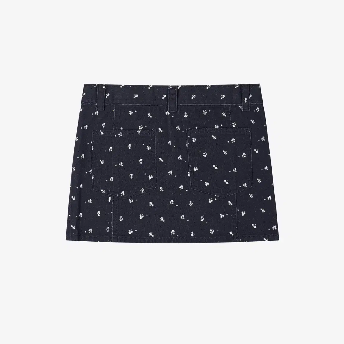 그로브 Floral Twill Mini Skirt [NAVY] 2