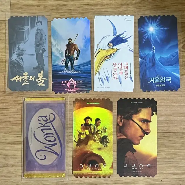 에이리언,겨울왕국,웡카,그어살,코코,파묘,스파이패밀리 오리지널티켓 오티