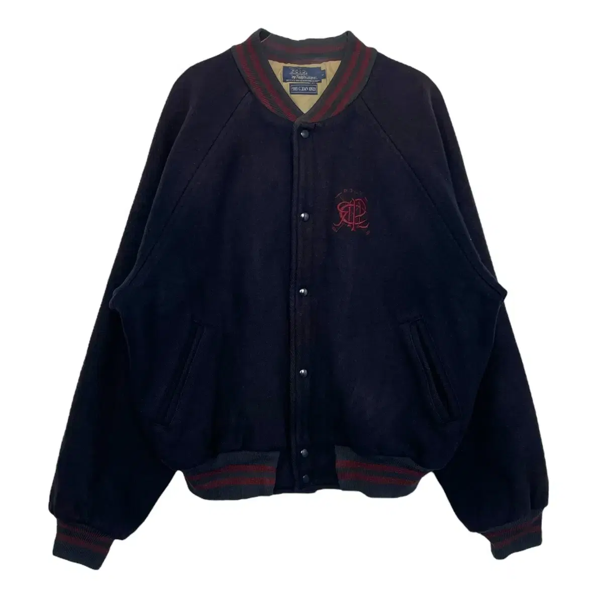 90s Polo Ralph Lauren Crest Logo Varsity Jacket