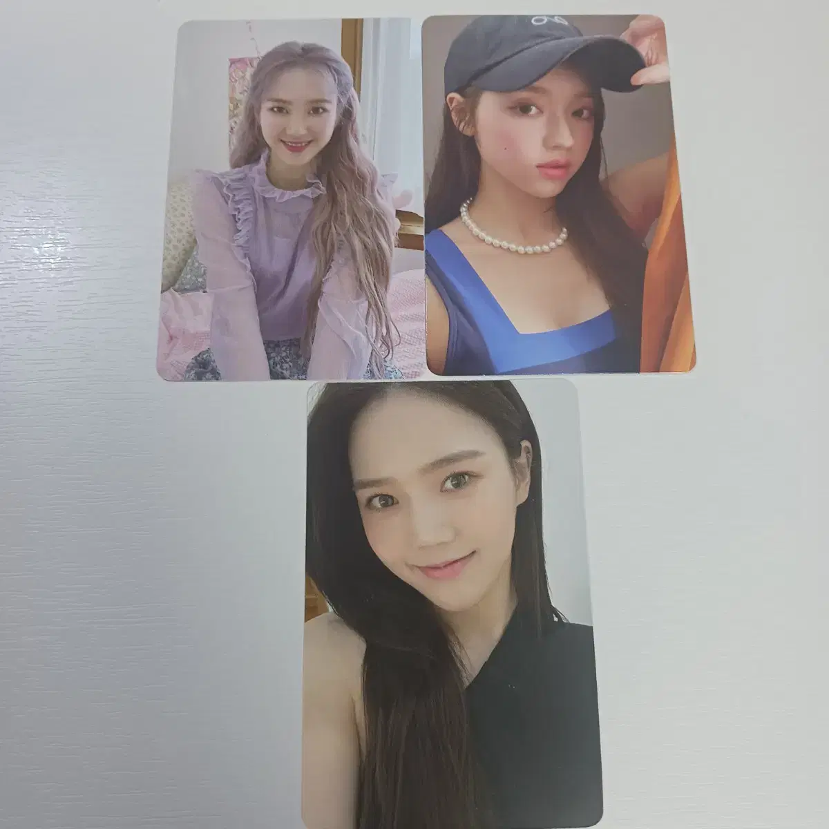 Oh My Girl photocard (Ji Hyo, Hyojung, Yooa)