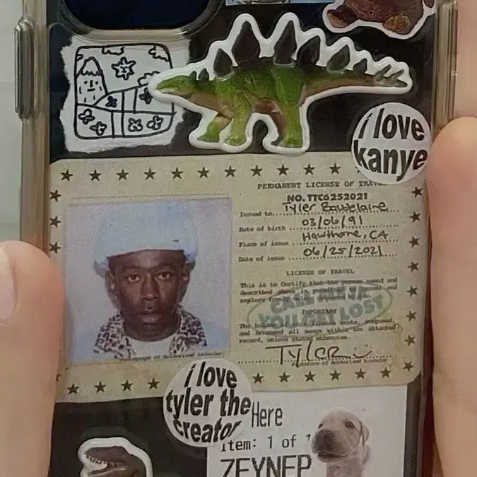 타일러 더 크리에이터(tyler the creator) idcard