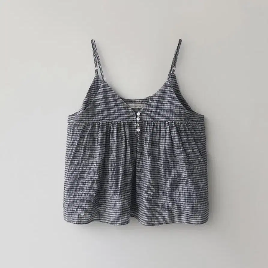 낫띵리튼 sapri cotton sleeveless check