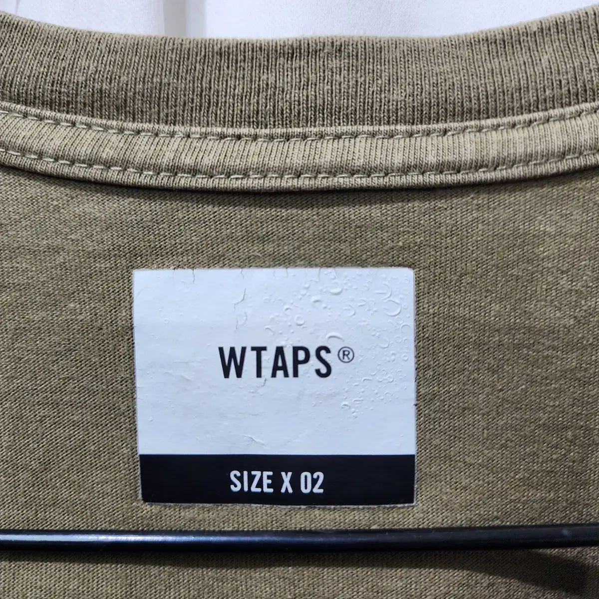 더블탭스 WTAPS 반팔 티셔츠 반팔티 면티