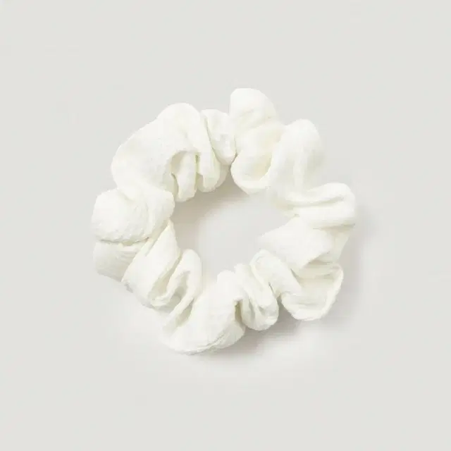 틸버 스크런치 곱창밴드 (Eve Scrunchie Ivory)