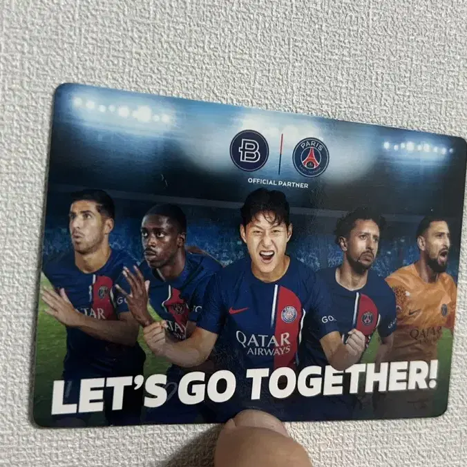 파리생제르망 psg 이강인 카드 파리 카드