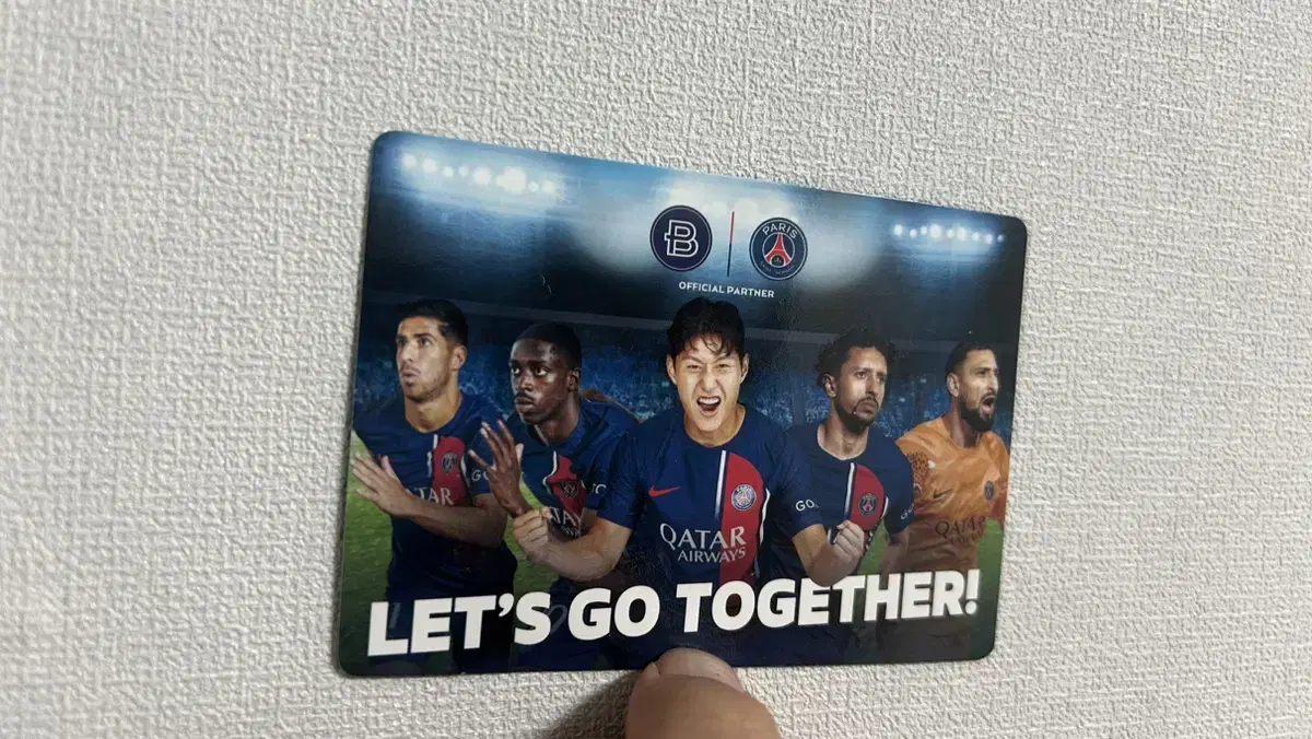 파리생제르망 psg 이강인 카드 파리 카드