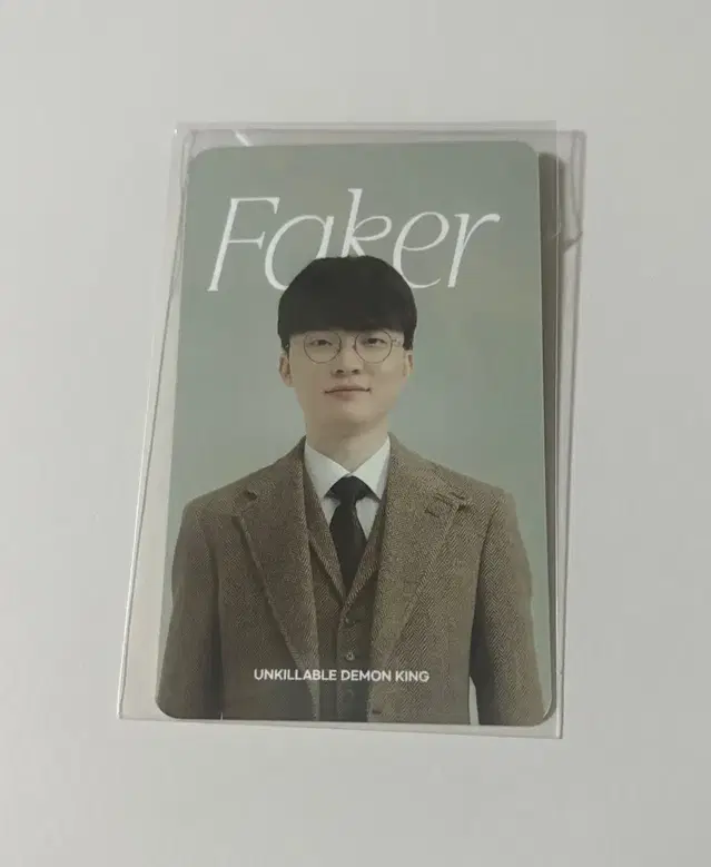 T1티원 페이커faker 멤버십 포카