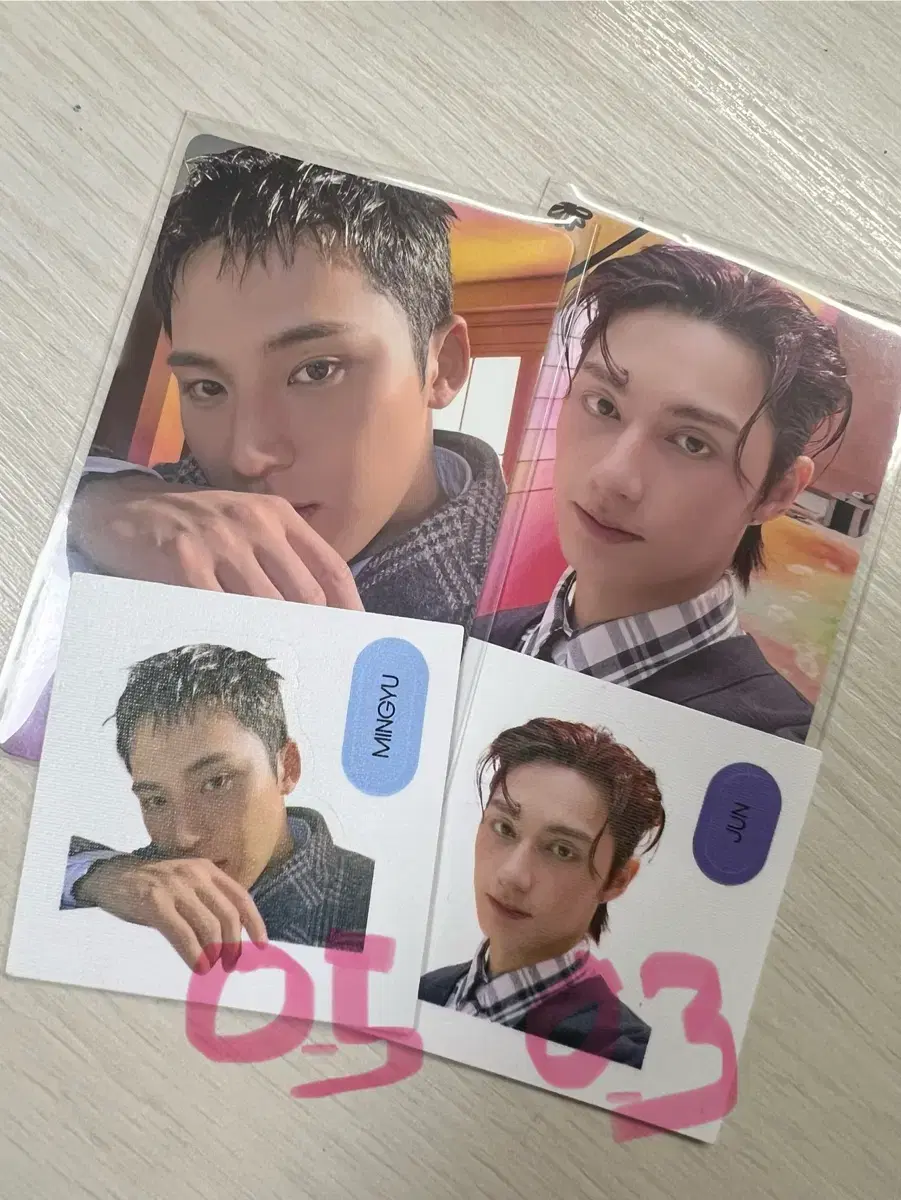 CaratVahn mingyu jun Photocard WTS