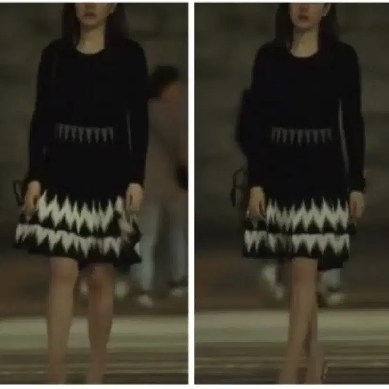 마쥬 ralia dress 손예진 니트 러플 원피스