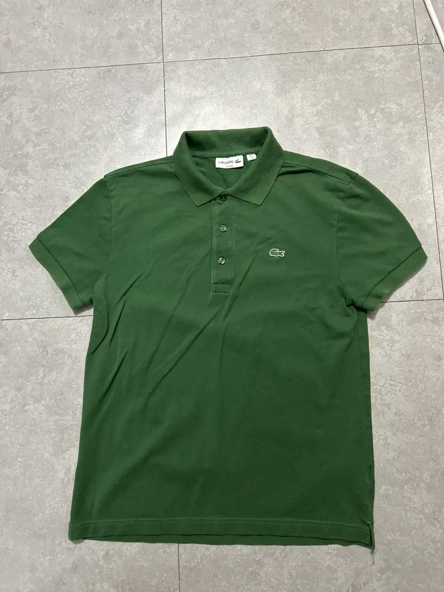 Lacoste Green color vintage cotton polo PK shirt 95size