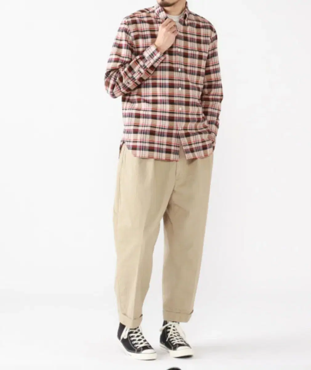 BeamsPlus Two Fleeces Chino L