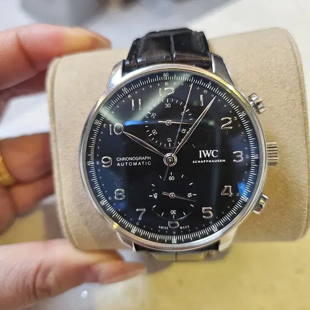 IWC 포르투기저 크로노그래프 검판 20년식