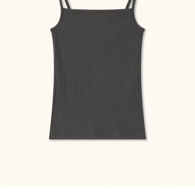 라벨아카이브 Ella rib camisole coal