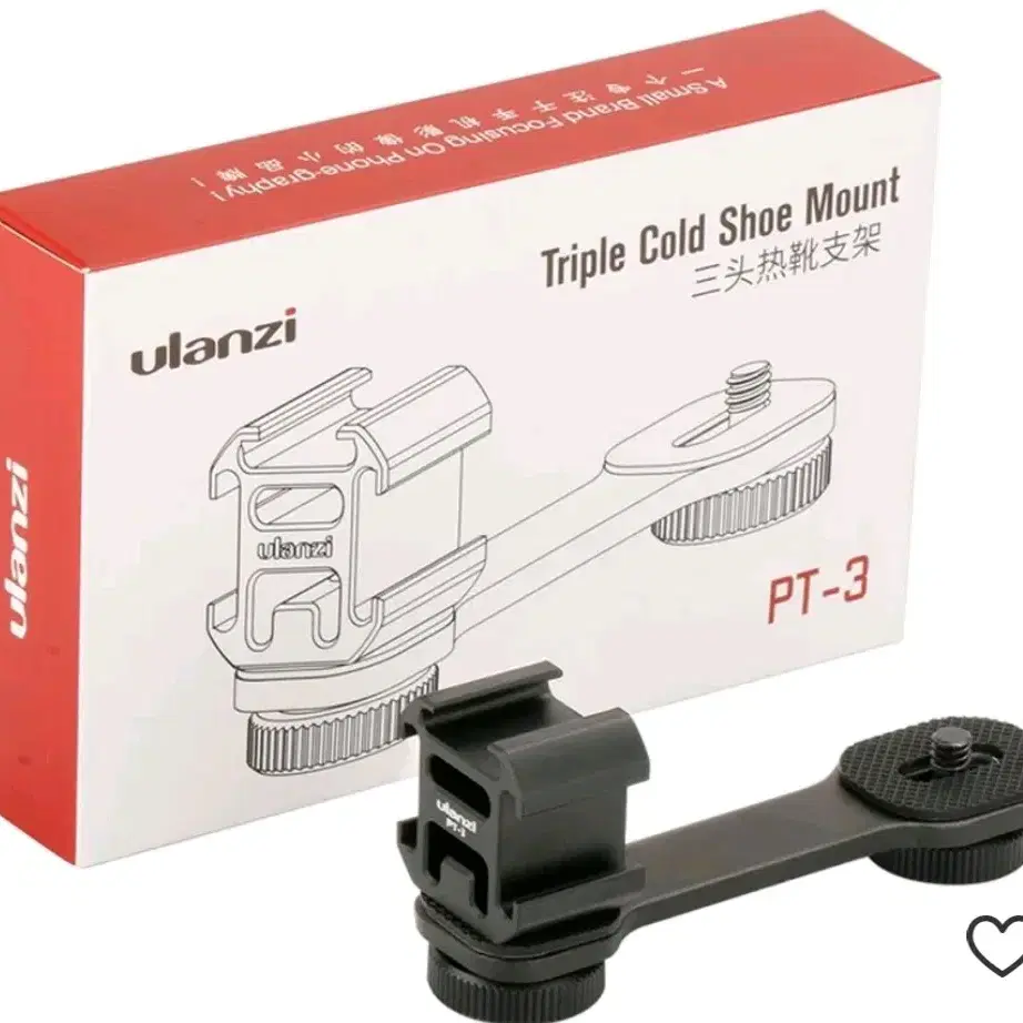 Ulanzi PT-3 3 in 1 트리플 핫슈 마운트 어댑터