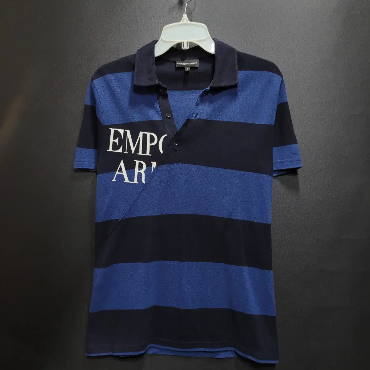 EMPORIO ARMANI 빈티지 빅로고셔츠(무료배송)