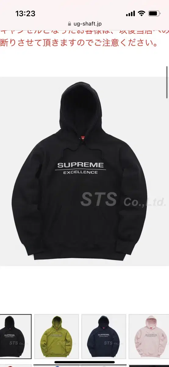 Supreme 17FW Reflective Excellence Hoodie