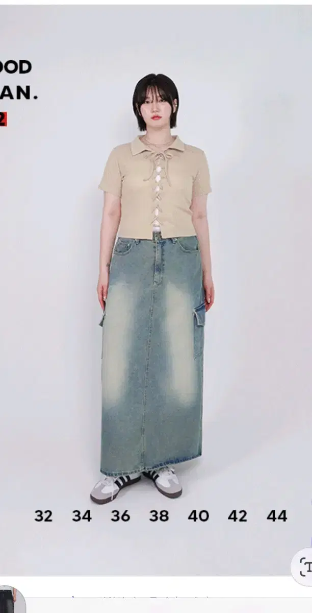 Rich Mood Deep Washed Cargo Long Skirt on Sale/Sale Ends Today