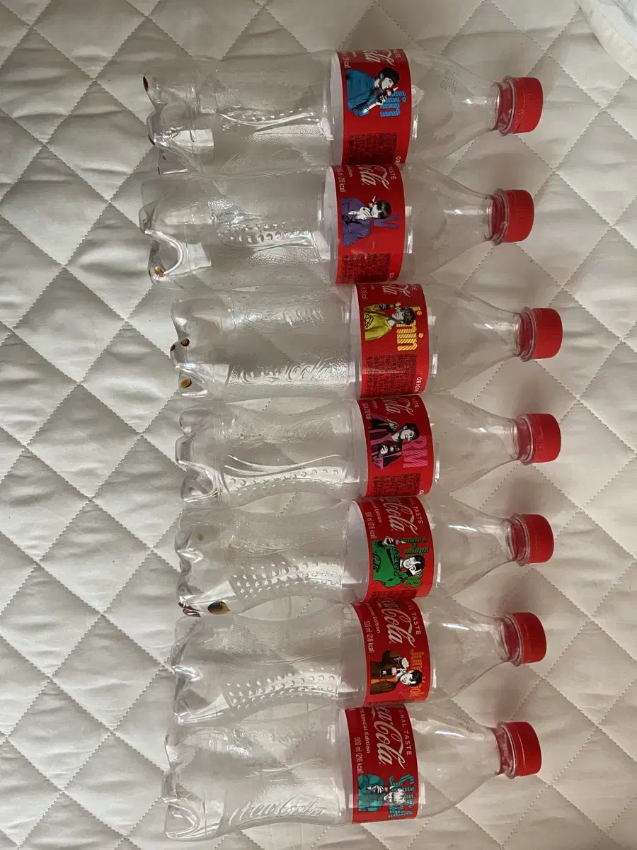 Bangtan BTS Coca-Cola Collaboration Pat Bottles