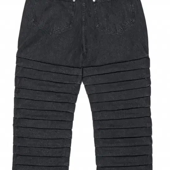 노메뉴얼 T.W DENIM PANTS - WASHED BLACK