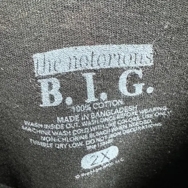 NOTORIOUS BIG VTG TEE 비기 빈티지 티셔츠