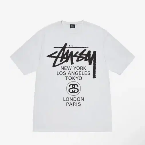 스투시 Stussy World Tour T-Shirt White 2024