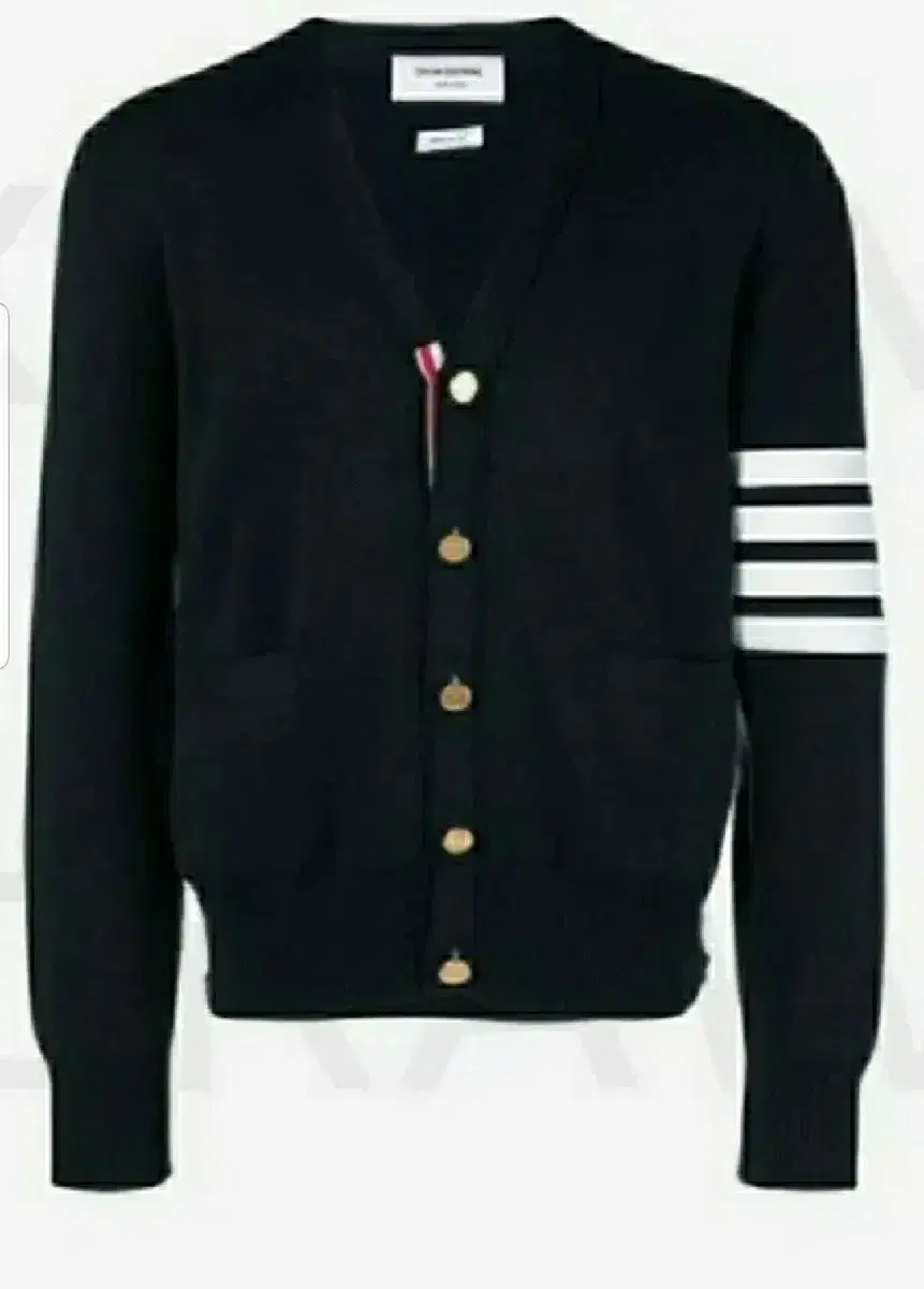 Thom Browne Milano Stitched Diagonal Navy (keum) Cardigan for sale