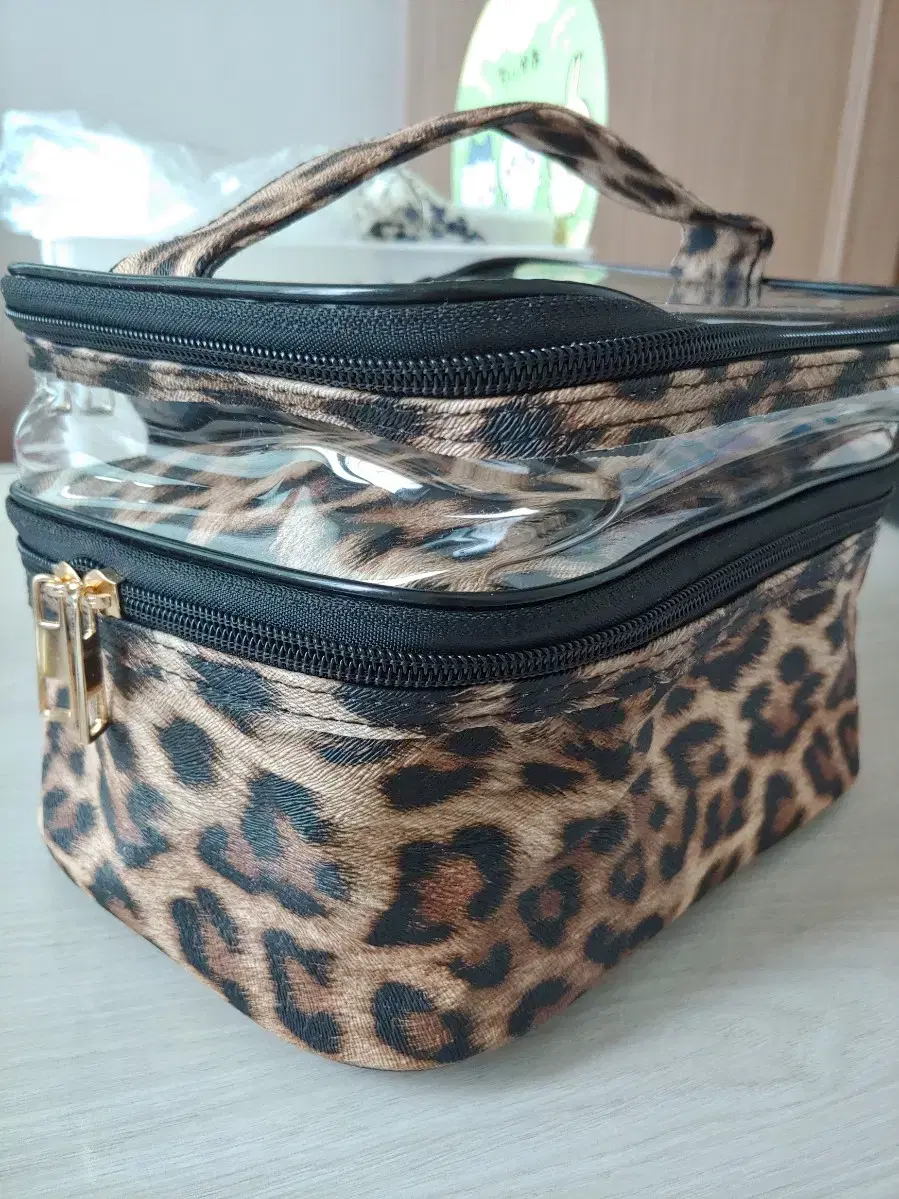 (Large Capacity) Leopard Leopard Pow Bag Case Dakoo Stationery Organizer Storage Box